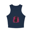 Black Cat Watercolor Racerback Tank Top Tank Top - Blululi