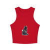 Black Cat Watercolor Racerback Tank Top Tank Top - Blululi