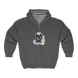 Black Cat with Blue Eyes Hoodie - Cute & Cozy Hoodie - Blululi