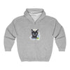 Black Cat with Blue Eyes Hoodie - Cute & Cozy Hoodie - Blululi