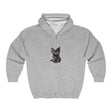 Black Kitten Hoodie - Cute Cat Lover Apparel Hoodie - Blululi