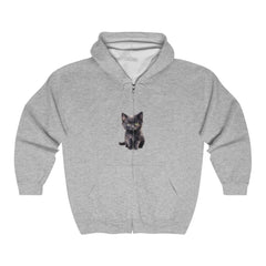 Black Kitten Hoodie - Cute Cat Lover Apparel Hoodie - Blululi