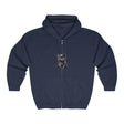 Black Kitten Hoodie - Cute Cat Lover Design Hoodie - Blululi