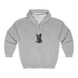 Black Kitten Hoodie - Cute Cat Lover Design Hoodie - Blululi