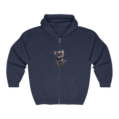 Black Kitten Hoodie - Cute Cat Lover Gift Hoodie - Blululi