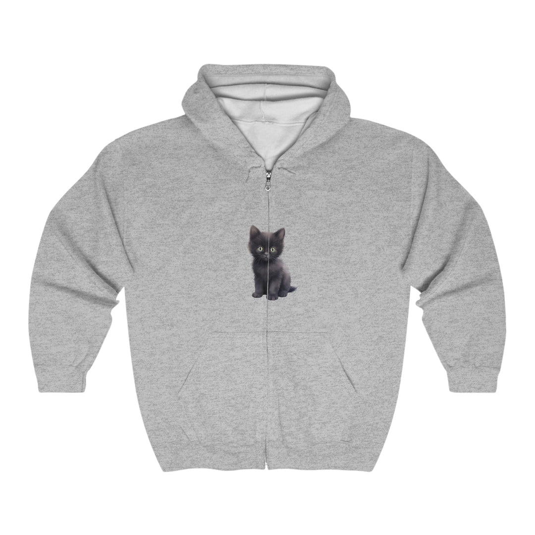 Black Kitten Hoodie - Cute & Cozy Hoodie - Blululi