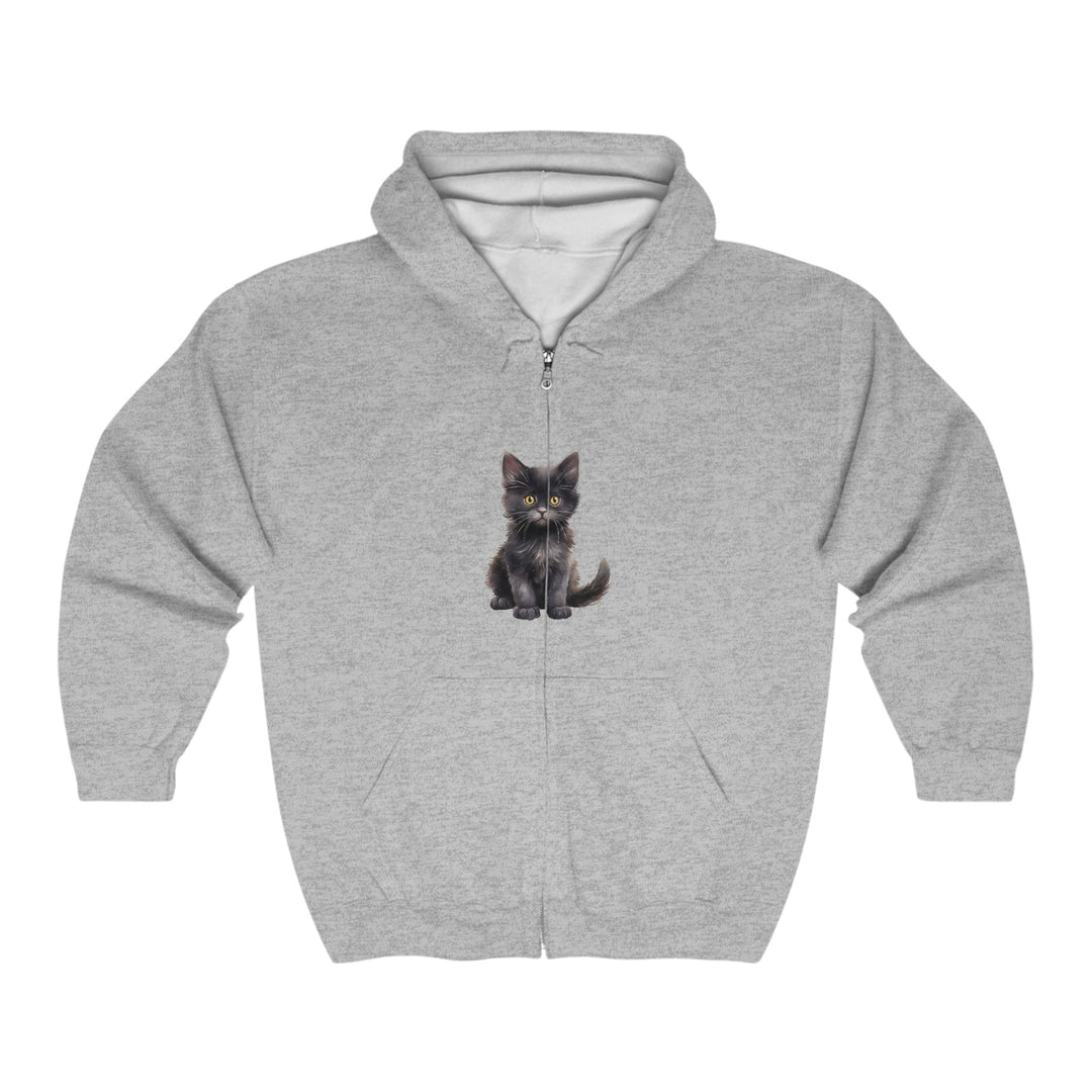 Black Kitten Hoodie - Cute & Cozy Hoodie - Blululi