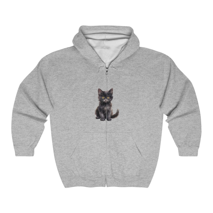 Black Kitten Hoodie - Cute & Cozy Hoodie - Blululi