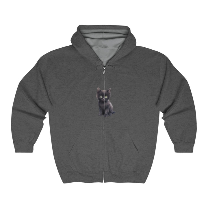 Black Kitten Hoodie - Cute & Cozy Hoodie - Blululi