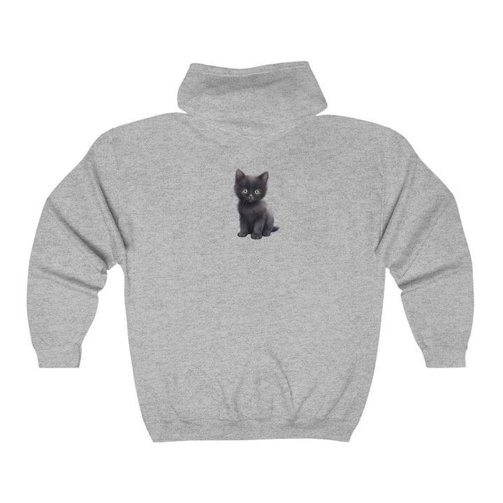 Black Kitten Hoodie - Cute & Cozy Hoodie - Blululi