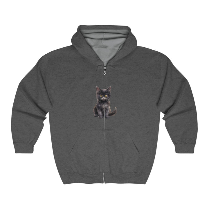 Black Kitten Hoodie - Cute & Cozy Hoodie - Blululi