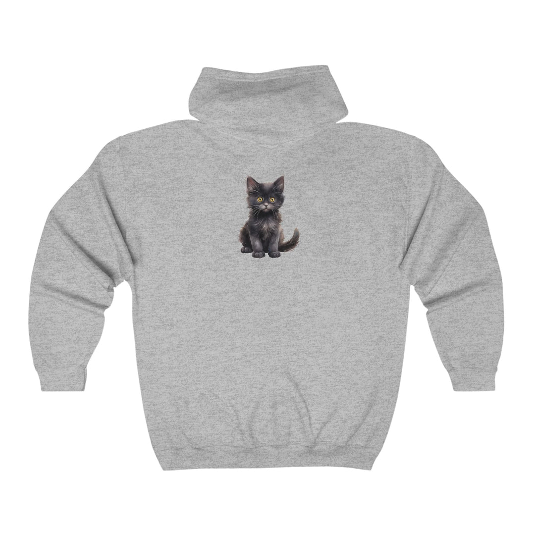 Black Kitten Hoodie - Cute & Cozy Hoodie - Blululi