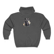 Black Kitten Watercolor Hoodie - Cute Cat Design Hoodie - Blululi