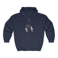 Black Kitten Watercolor Hoodie - Cute Cat Design Hoodie - Blululi