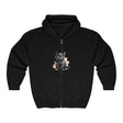 Black Kitten Watercolor Hoodie - Cute Cat Design Hoodie - Blululi