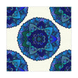 Blue & Green Mandala Tablecloth - Ivory Home Decor - Blululi