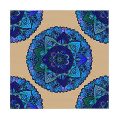 Blue & Green Mandala Tablecloth - Sand Home Decor - Blululi