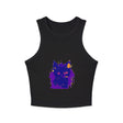 Blue & Pink Watercolor Cat Racerback Tank Top Tank Top - Blululi