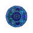 Blue & Purple Mandala Poster - Intricate Design Poster - Blululi