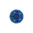 Blue & Purple Mandala Poster - Intricate Design Poster - Blululi