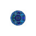 Blue & Purple Mandala Poster - Intricate Design Poster - Blululi