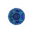Blue & Purple Mandala Poster - Intricate Design Poster - Blululi