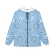 Blue Windbreaker Jacket with Blululi Mandala Art Designs Outerwear - Blululi