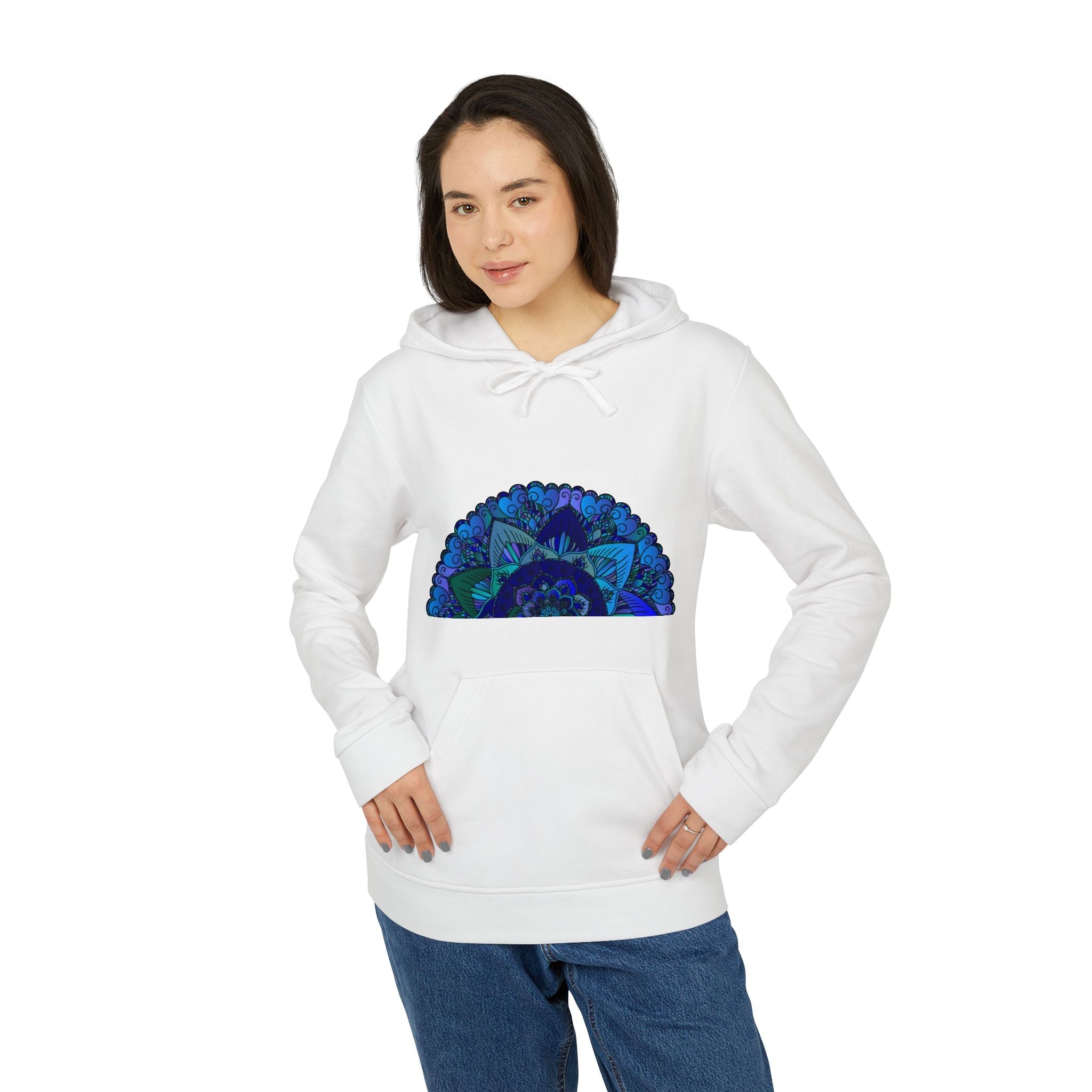 Blululi Adidas Mandala Fleece Hoodie Hoodie - Blululi