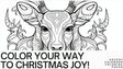 Blululi Christmas Advent Calendar Coloring Pages Bundle - 8.5 x 11 - inch digital download - Blululi
