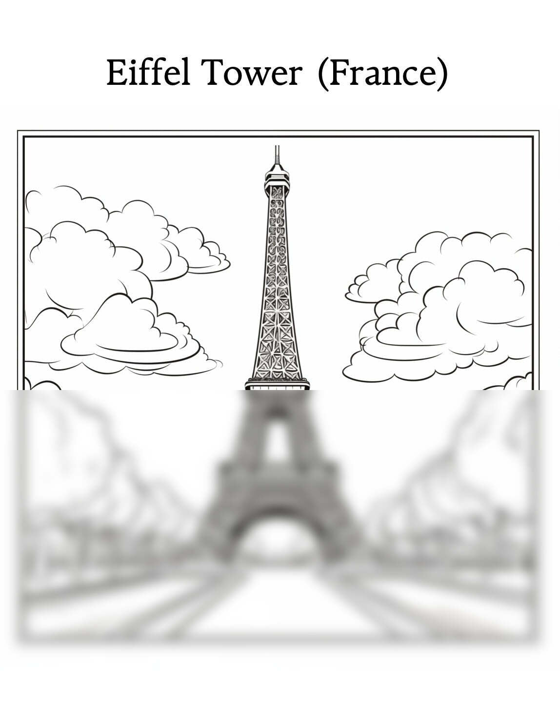 Blululi PDF European Iconic Landmarks Coloring Pages - 19 Pages