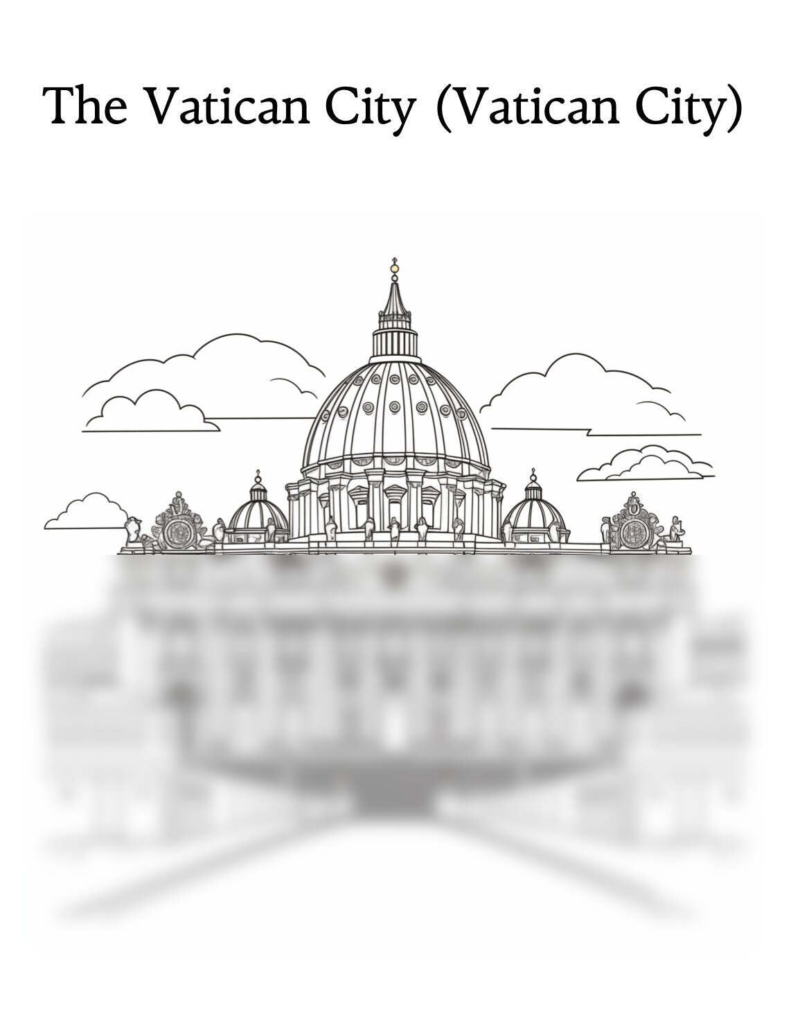 Blululi PDF European Iconic Landmarks Coloring Pages - 19 Pages