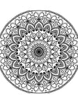 Blululi Hand - Drawn Mandala & Seamless Patterns Coloring Pages - 8.5 x 11 inches digital download - Blululi