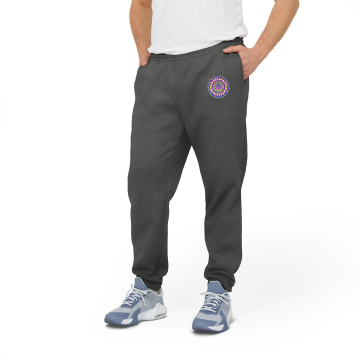 Blululi Mandala Adidas Fleece Joggers Trousers - Blululi