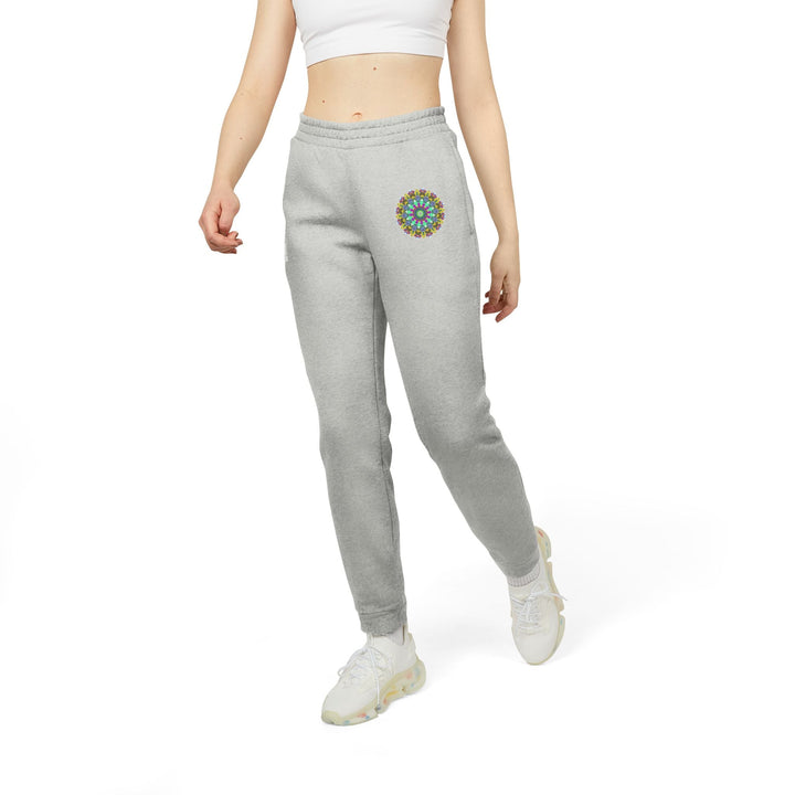 Blululi Mandala Adidas Fleece Joggers Trousers - Blululi