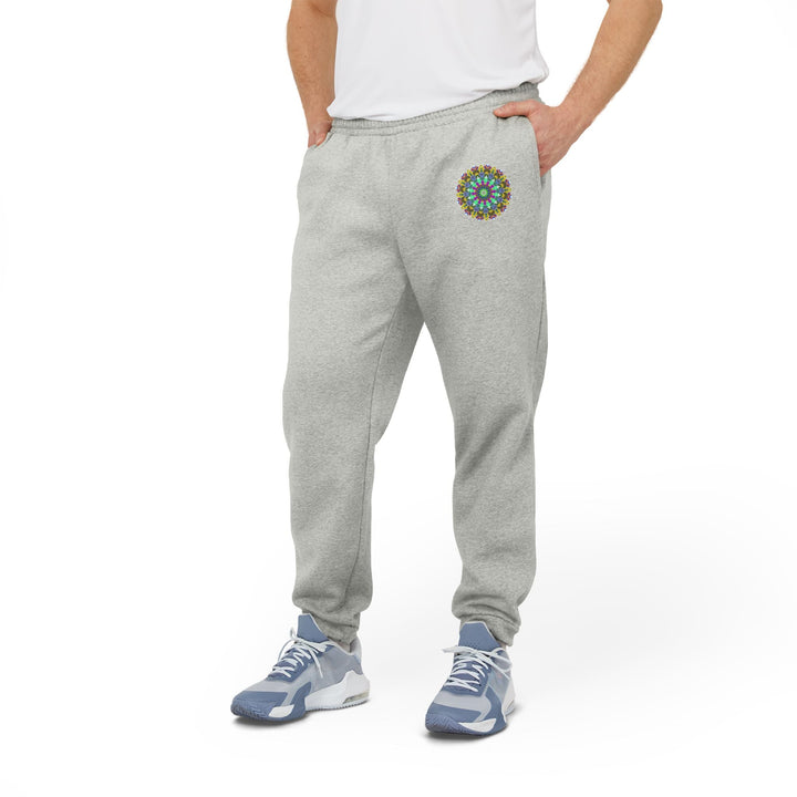 Blululi Mandala Adidas Fleece Joggers Trousers - Blululi