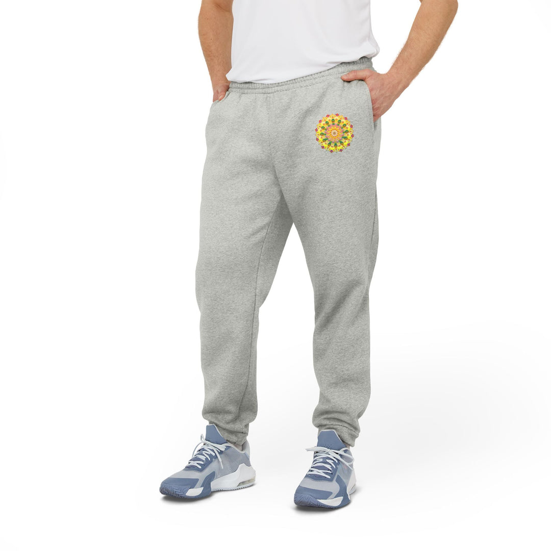 Blululi Mandala Adidas Fleece Joggers Trousers - Blululi