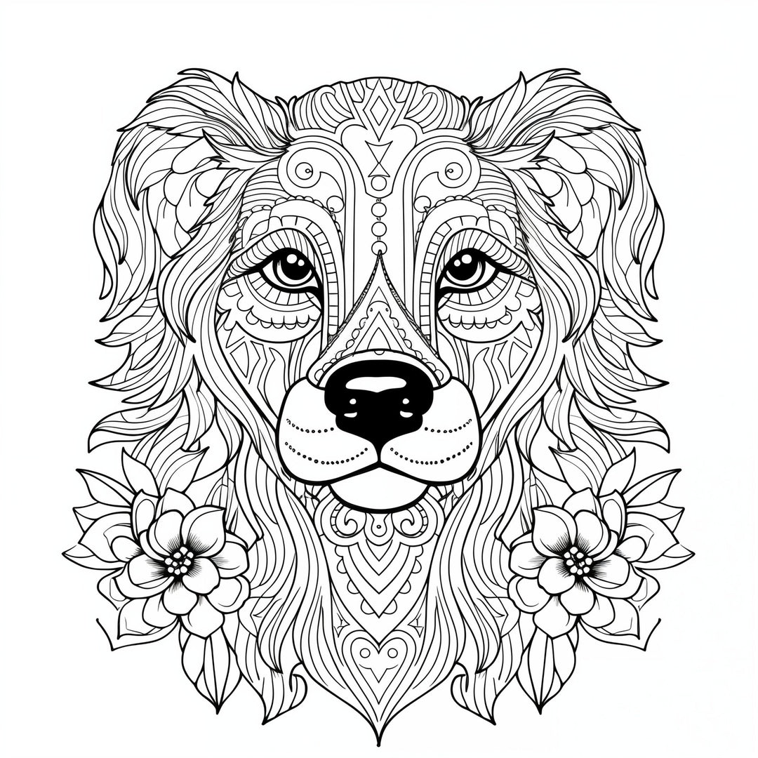 Blululi Mandala Art Animals Coloring Pages - 30 Unique Designs digital download - Blululi