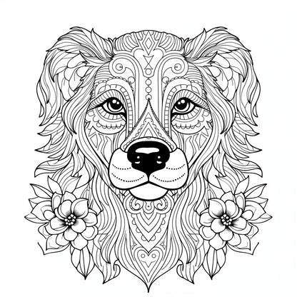 Blululi Mandala Art Animals Coloring Pages - 30 Unique Designs digital download - Blululi