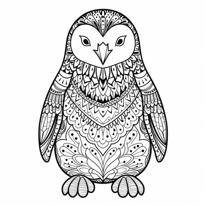 Blululi Mandala Art Animals Coloring Pages - 30 Unique Designs digital download - Blululi