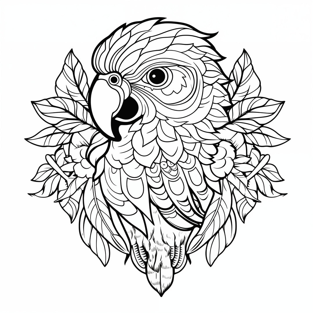 Blululi Mandala Art Animals Coloring Pages - 30 Unique Designs digital download - Blululi