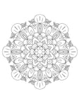 Blululi Mandala Coloring Pages 16 Hand Drawn Designs - PDF digital download - Blululi