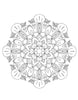 Blululi Mandala Coloring Pages 16 Hand Drawn Designs - PDF digital download - Blululi
