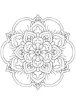 Blululi Mandala Coloring Pages 16 Hand Drawn Designs - PDF digital download - Blululi