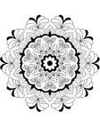 Blululi Mandala Coloring Pages 16 Hand Drawn Designs - PDF digital download - Blululi