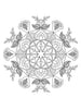 Blululi Mandala Coloring Pages 16 Hand Drawn Designs - PDF digital download - Blululi