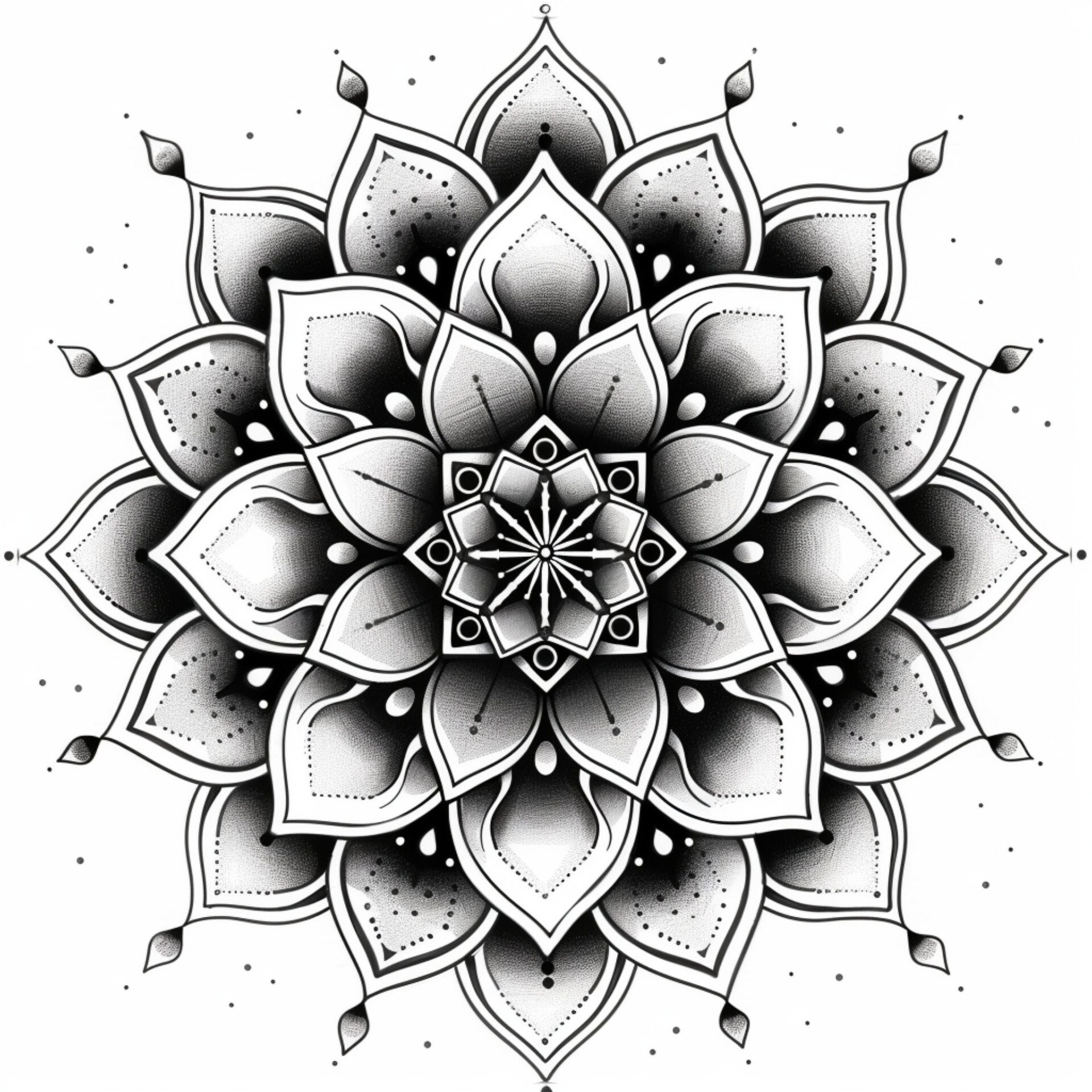 Blululi Mandala Coloring Pages - 16 Therapeutic Designs digital download - Blululi