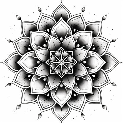 Blululi Mandala Coloring Pages - 16 Therapeutic Designs digital download - Blululi