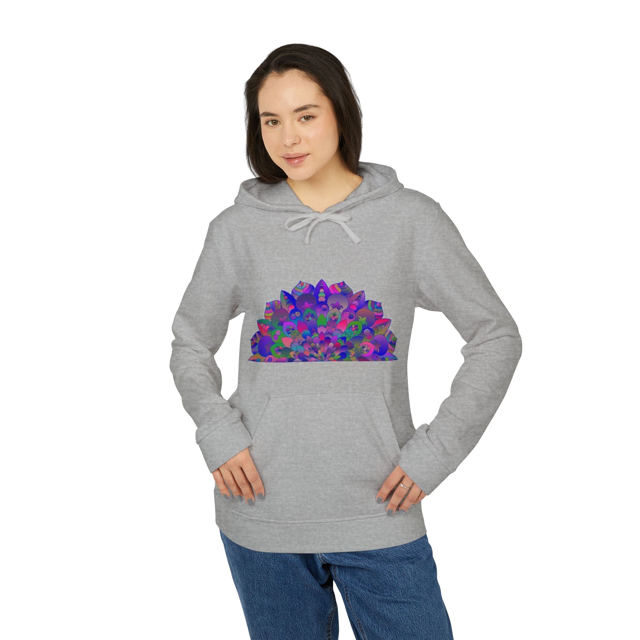 Blululi Mandala Fleece Hoodie Hoodie - Blululi