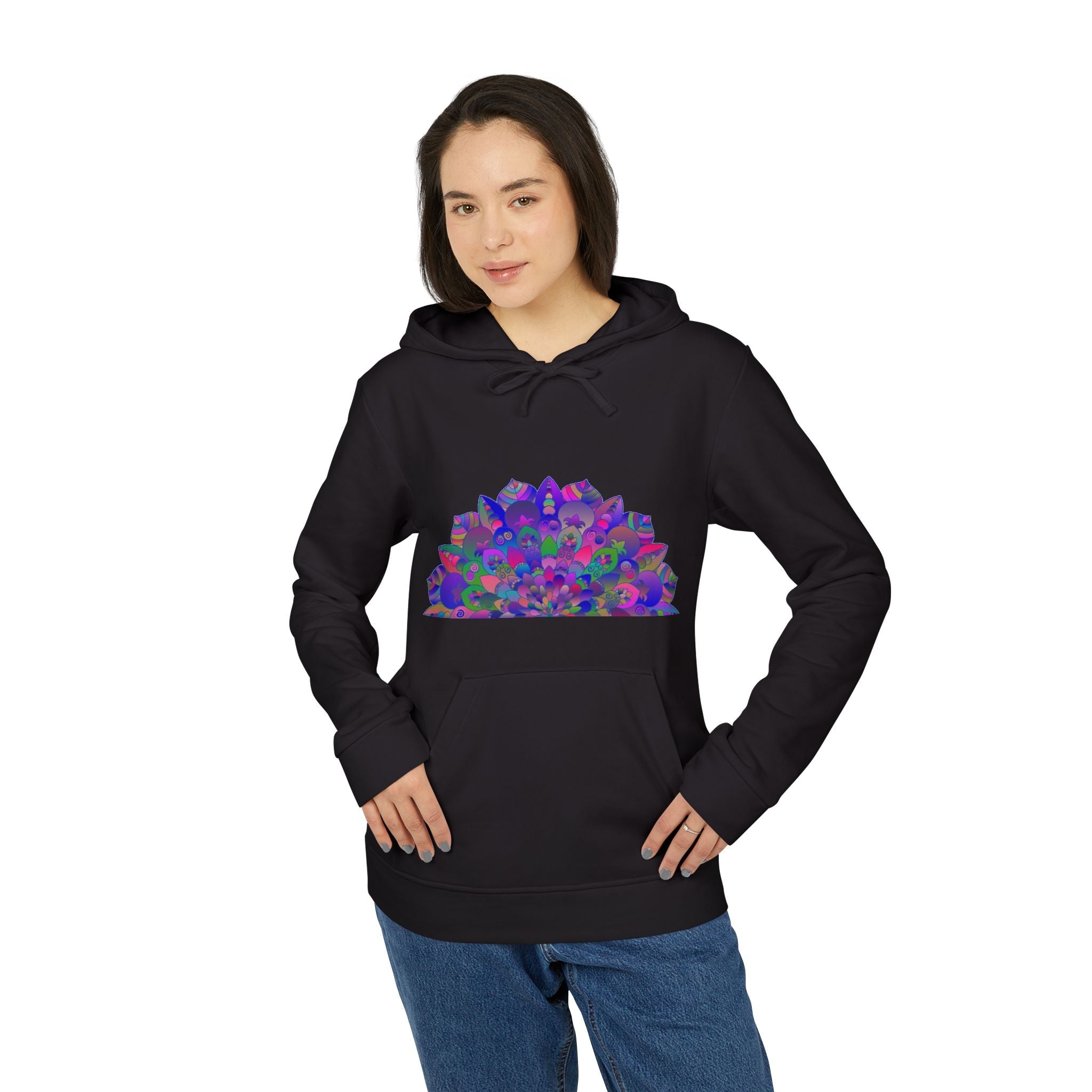 Blululi Mandala Fleece Hoodie Hoodie - Blululi