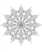 Blululi Serene Hand Drawn Mandala Coloring Pages - 16 Unique Designs digital download - Blululi